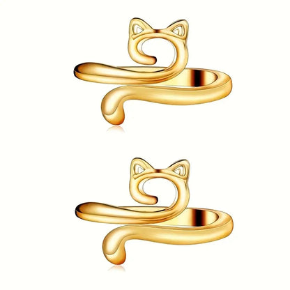 Bague Guide-Fil Chat pour Crochet et Tricot – Accessoire Pratique et Original pour Fils et Laine