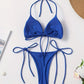 Bikini Femme 2 Pièces à Nouer – Maillot de Bain Triangle Dos Nu, Style Plage & Été Séduisant