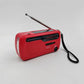 Radio Portable Multi-Bandes FM/AM/SW avec Lampe Torche et Panneau Solaire – Idéale Camping et Urgence