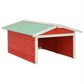 Abri de Jardin en Bois Design Cabane Extérieure Idéale pour Rangement, Outils et Tondeuse