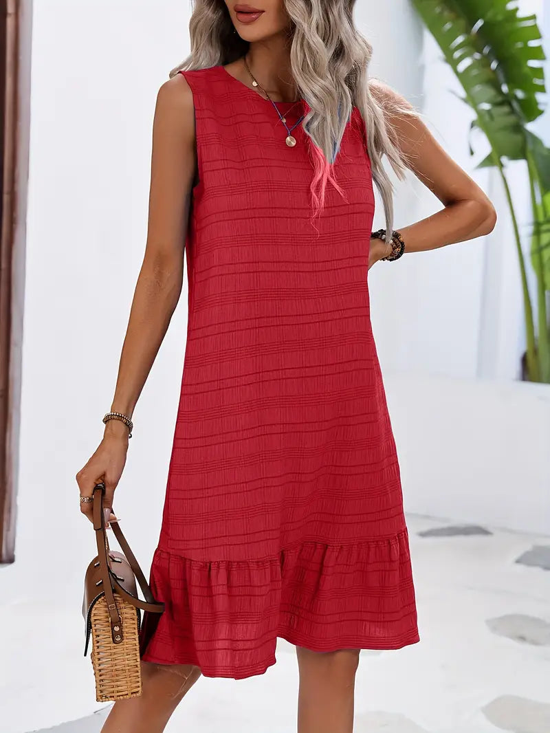 Robe d’Été Sans Manches – Élégante et Légère pour la Plage ou la Ville