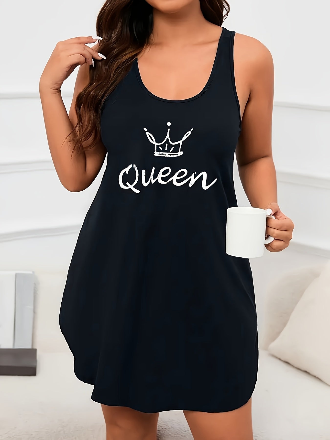 Robe décontractée grande taille pour femmes