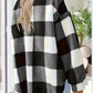 Surchemise Femme à Carreaux Effet Mouton – Veste Douillette et Tendance pour l’Hiver