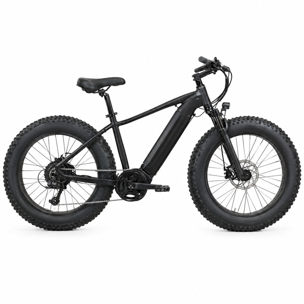 Fat Bike Électrique Tout-Terrain – Pneus Larges pour Sable, Neige et Chemins