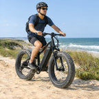 Fat Bike Électrique Tout-Terrain – Pneus Larges pour Sable, Neige et Chemins