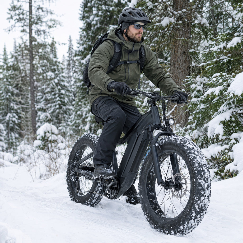 Fat Bike Électrique Tout-Terrain – Pneus Larges pour Sable, Neige et Chemins