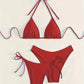 Ensemble Bikini Brésilien – Triangle Ajustable & Bas Échancré à Nouer