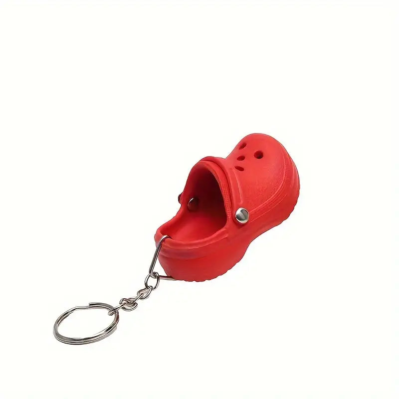 Porte-clés sandale crocs colorée – Breloque fun et originale pour femme
