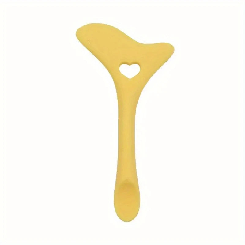 Gua Sha Visage en Silicone – Accessoire Massage Beauté avec Motif Cœur, Anti-Rides & Relaxation