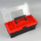 Boîte à Outils Portable en Plastique Résistant – Couvercle Transparent avec Compartiments et Poignée de Transport – Collection Boîtes à Outils et Accessoires