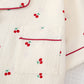 Pyjama Femme Été à Motif Cerises – Ensemble Haut Chemise & Short Léger