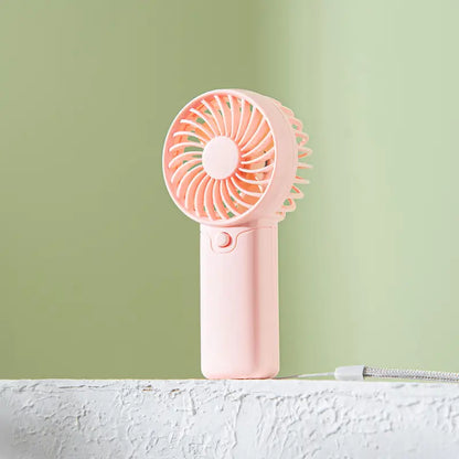 Mini Ventilateur Portable USB, coloris Rose
