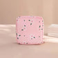 Trousse de maquillage kawaii imperméable Rangement compact et coloré pour cosmétiques