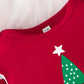 Body Bébé Noël My 1st Christmas – Grenouillère Rouge avec Bonnet Rayé, Tenue de Fête Hiver