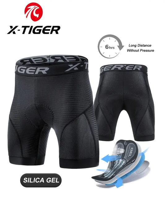 Cuissard vélo rembourré en gel – Short cyclisme respirant et anti-choc pour longues distances