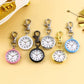 Montre femme quartz avec mousqueton – Montre de poche pratique multicolore
