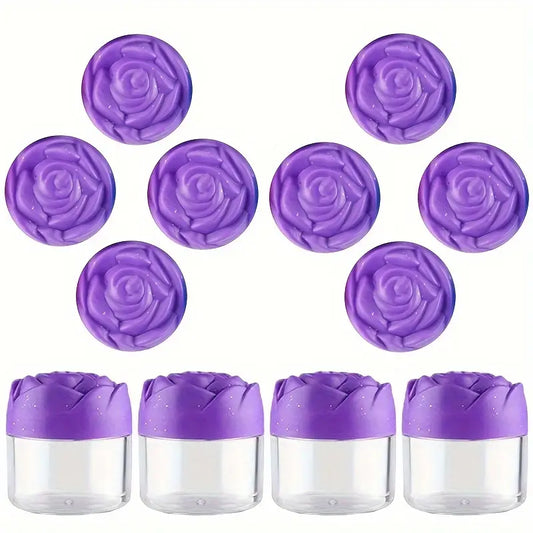 Pots de toilette bébé avec couvercle fleur – Contenants hermétiques en plastique réutilisable