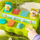 Jouet Animaux Pop-Up Cache-Cache – Boîte Surprise Éducative à Formes et Boutons pour Tout-Petits