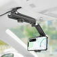 Support Téléphone Voiture Pare-Soleil – Rotation 360° Antidérapant pour GPS et Appels Mains Libres