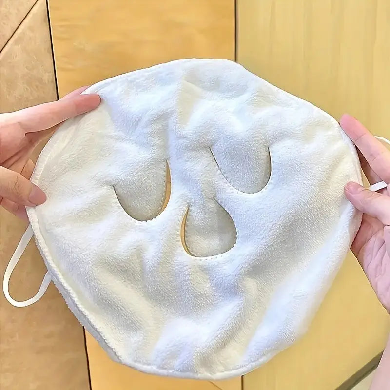Masque visage en coton doux – Couvre visage réutilisable pour détente et soins beauté