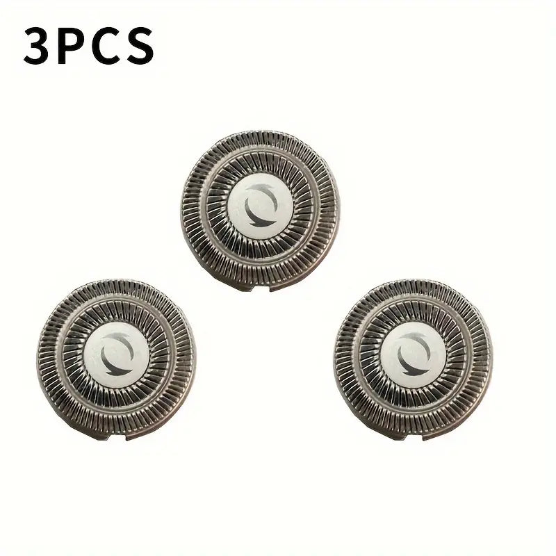 Têtes de Rasoir de Remplacement 3 Lames – Accessoires Universels pour Rasoir Électrique Rotatif