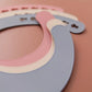 Bavoir Silicone Imperméable avec Récupérateur de Nourriture, Réglable et Facile à Nettoyer