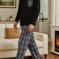 Pyjama 2 pièces grande taille pour homme à manches longues