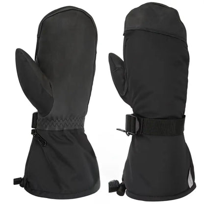 Moufles de ski homme imperméables et chaudes – Gants d’hiver anti-froid avec isolation thermique
