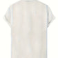 2 pièces Ensemble 100% Coton Chemise Homme Unie Légère Absorbant