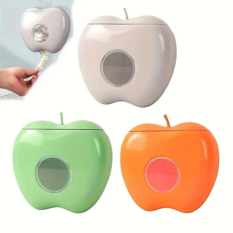 Boîte de rangement câbles murale en forme de pomme – Organisateur décoratif pour fils électriques