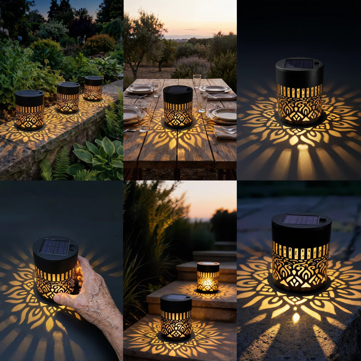 Lampe Solaire Fleur de Jardin Sans Fil – Éclairage Extérieur Automatique
