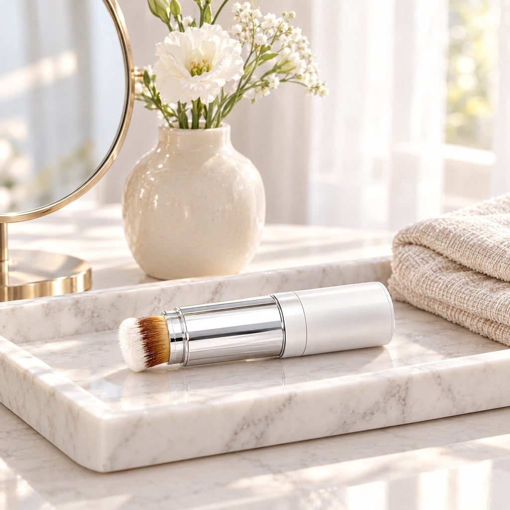 Fond de Teint Stick Coréen avec Pinceau Intégré – Teint Unifié Effet Naturel