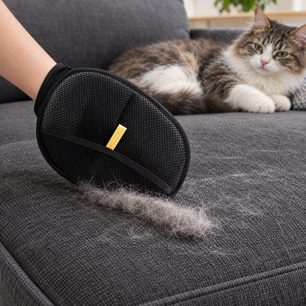 Gant Anti-Poils d'Animaux Réutilisable – Canapé, Vêtements, Voiture, Sans Recharge
