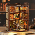 Kit Book Nook Musée des Fossiles à Monter, Maquette Lumineuse pour Étagère