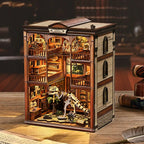 Kit Book Nook Musée des Fossiles à Monter, Maquette Lumineuse pour Étagère