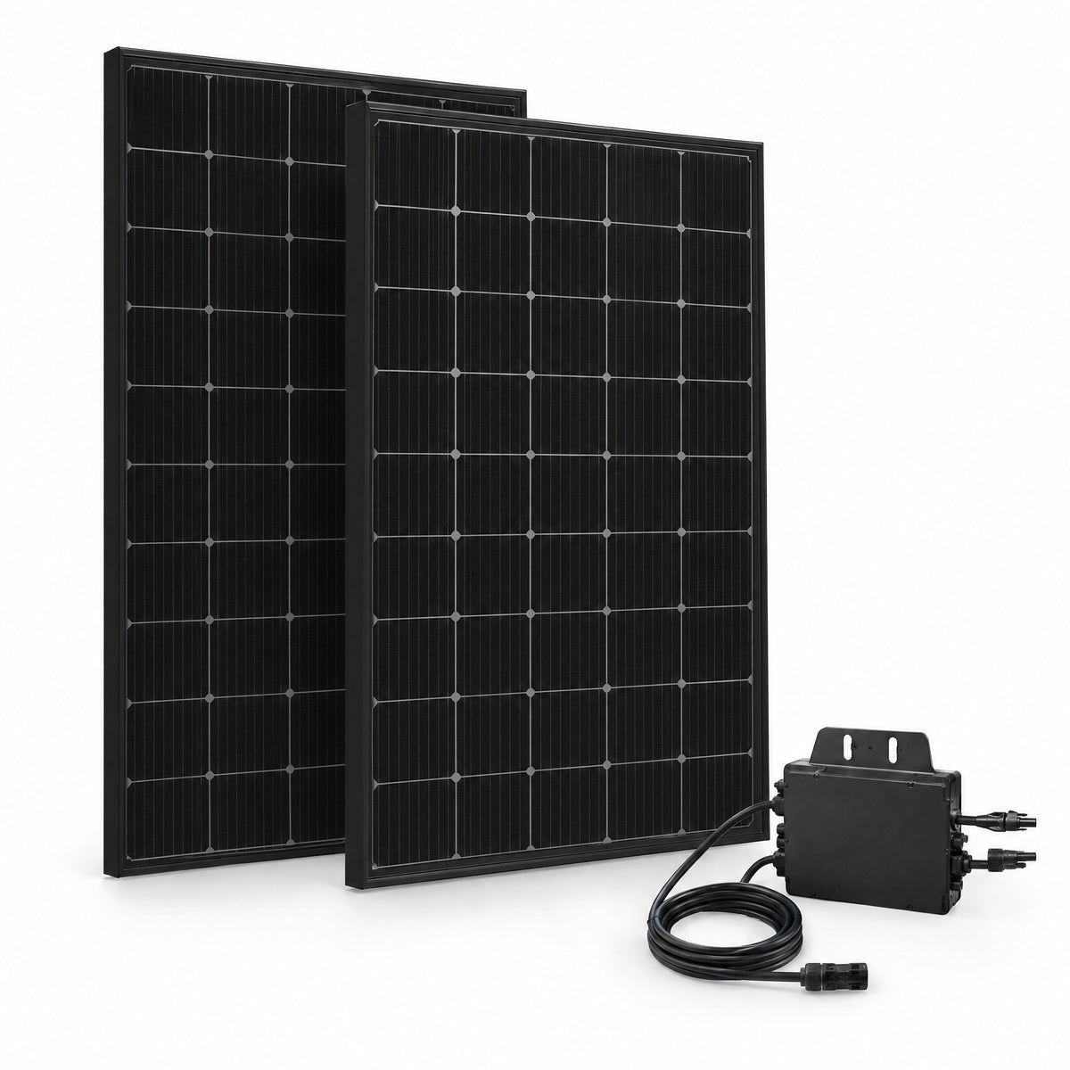 Kit Solaire de Balcon Prêt à Brancher – Panneaux et Micro-Onduleur