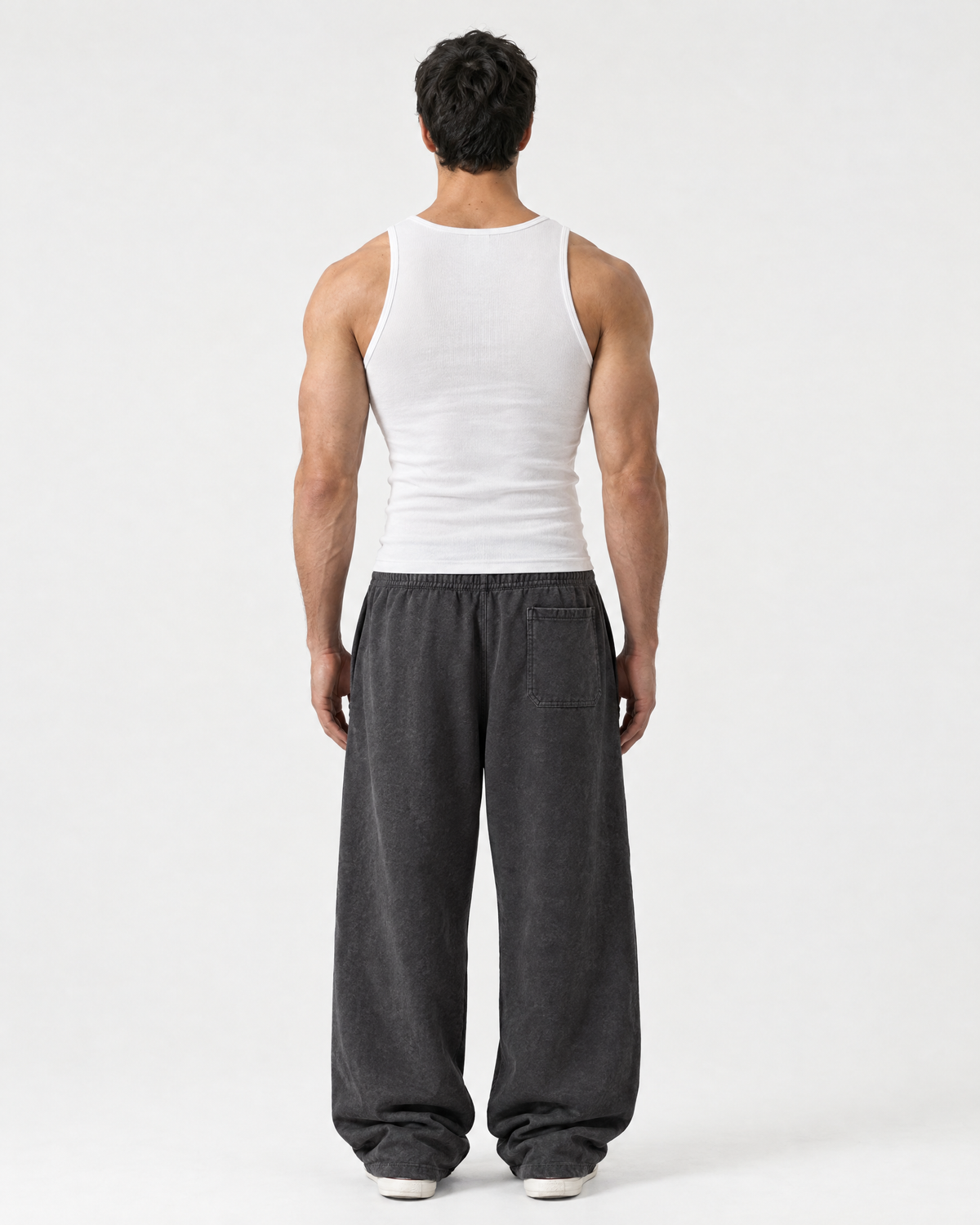 Débardeur Homme Ajusté en Coton Stretch – Coupe Près du Corps Noir ou Blanc