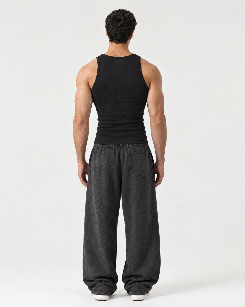 Débardeur Homme Ajusté en Coton Stretch – Coupe Près du Corps Noir ou Blanc