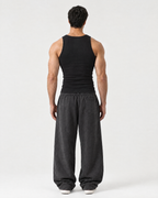 Débardeur Homme Ajusté en Coton Stretch – Coupe Près du Corps Noir ou Blanc