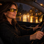 Lunettes de Conduite de Nuit Anti-Éblouissement – Confort Visuel Face aux Phares