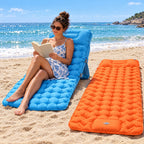 Matelas Gonflable Ultra-Compact 3 en 1 – Lit, Transat, Canapé, Pompe Intégrée