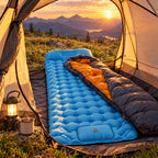 Matelas Gonflable Ultra-Compact 3 en 1 – Lit, Transat, Canapé, Pompe Intégrée