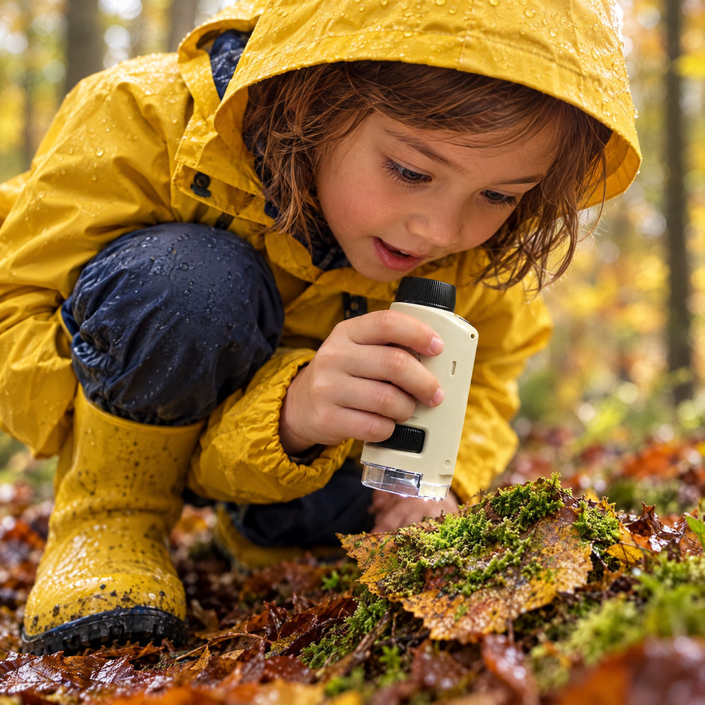 Microscope de Poche pour Enfant – Jouet Éducatif Nature et Sciences