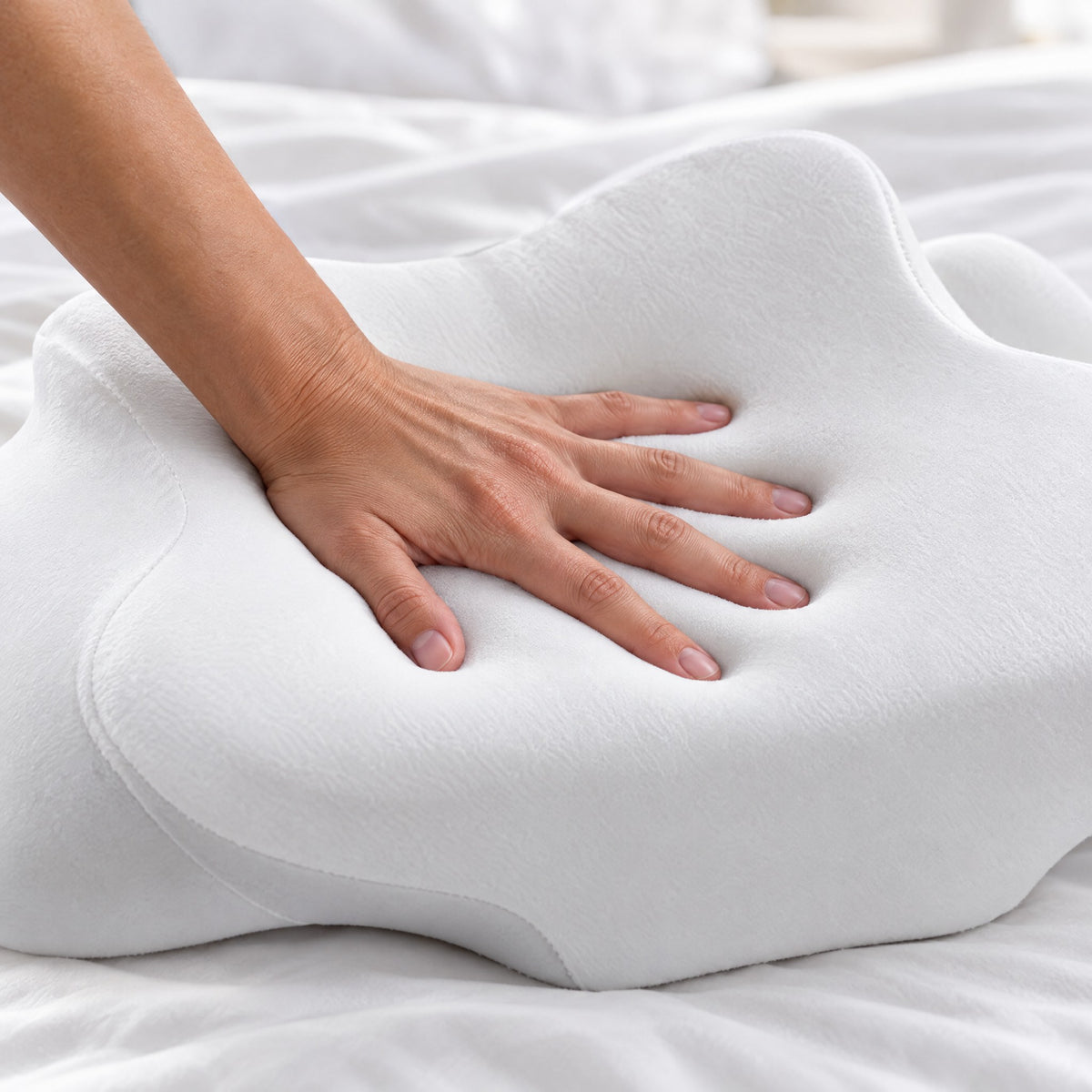 Oreiller Cervical Ergonomique à Mémoire de Forme – Confort Nuque et Épaules