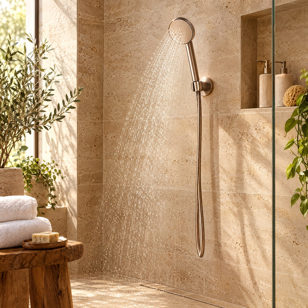 Pommeau de Douche Filtrant Anti-Calcaire et Chlore – Installation Sans Outil