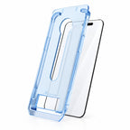 Protection d'écran iPhone en verre trempé avec kit de pose anti-poussière