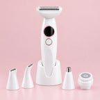 Rasoir Électrique Féminin 5 en 1 – Épilation Douce Visage, Corps et Jambes