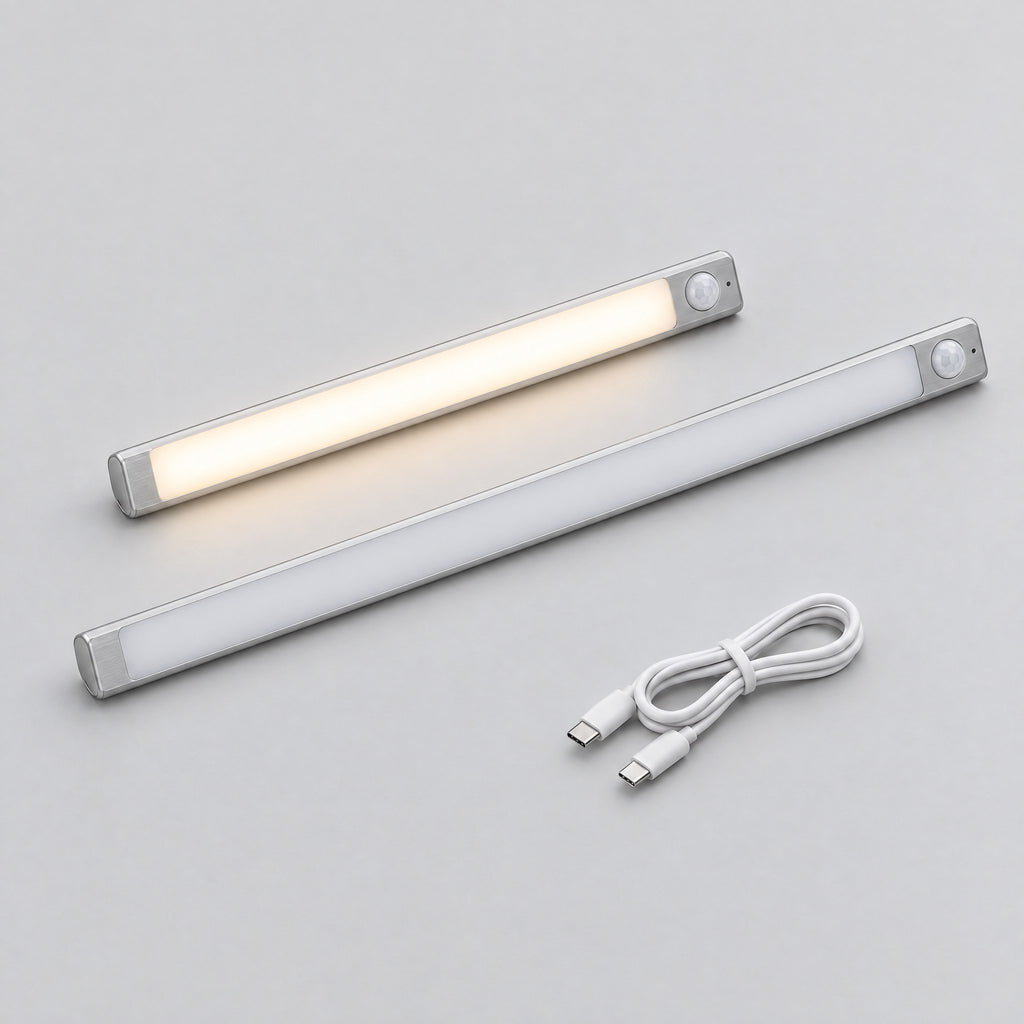 Réglette LED Sans Fil Sous Meuble à Détecteur de Mouvement – Cuisine