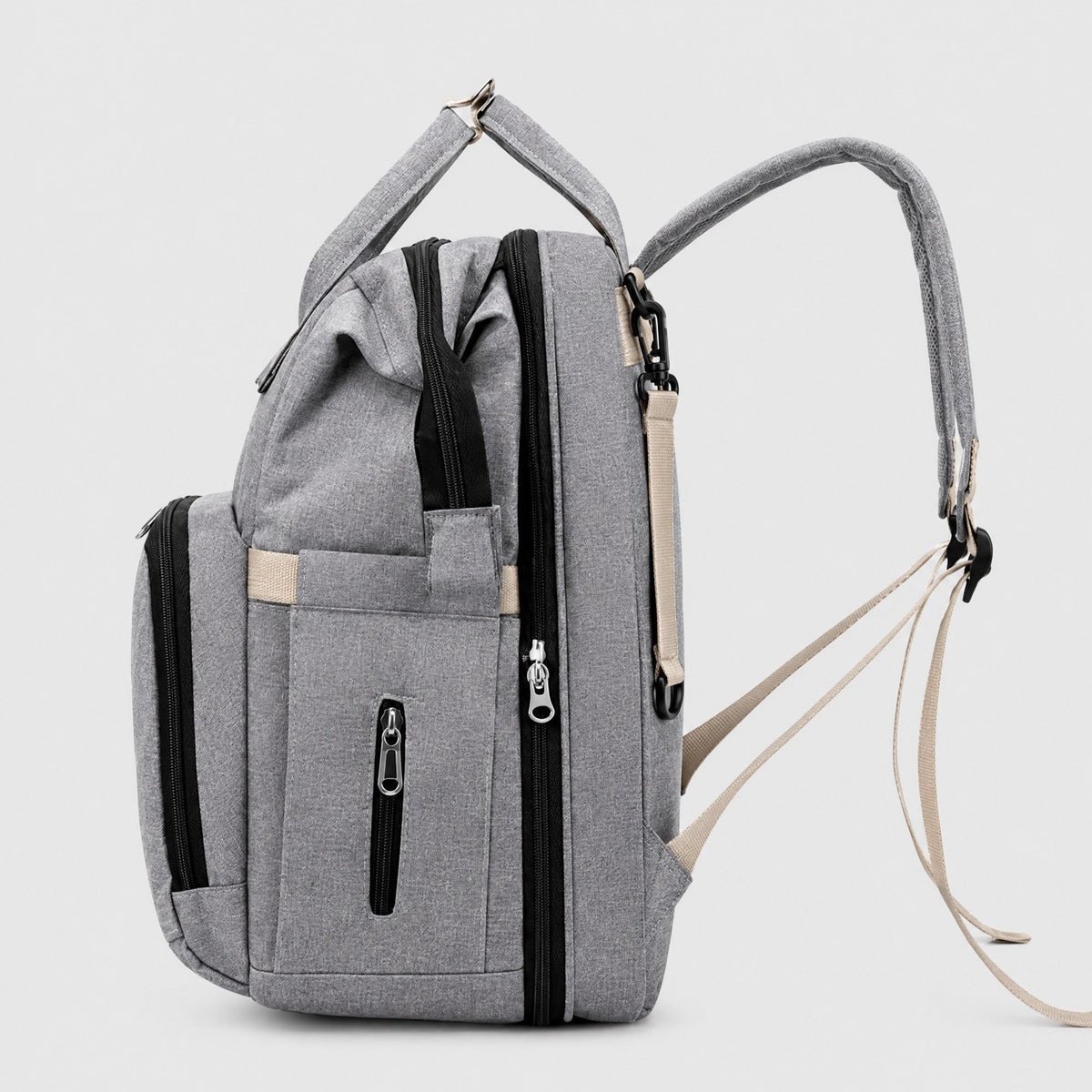 Sac à langer sac à dos grande capacité avec couchette pliable intégrée
