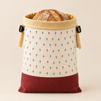 Sac à Pain en Coton Bio et Cire d'Abeille – Conservation Réutilisable